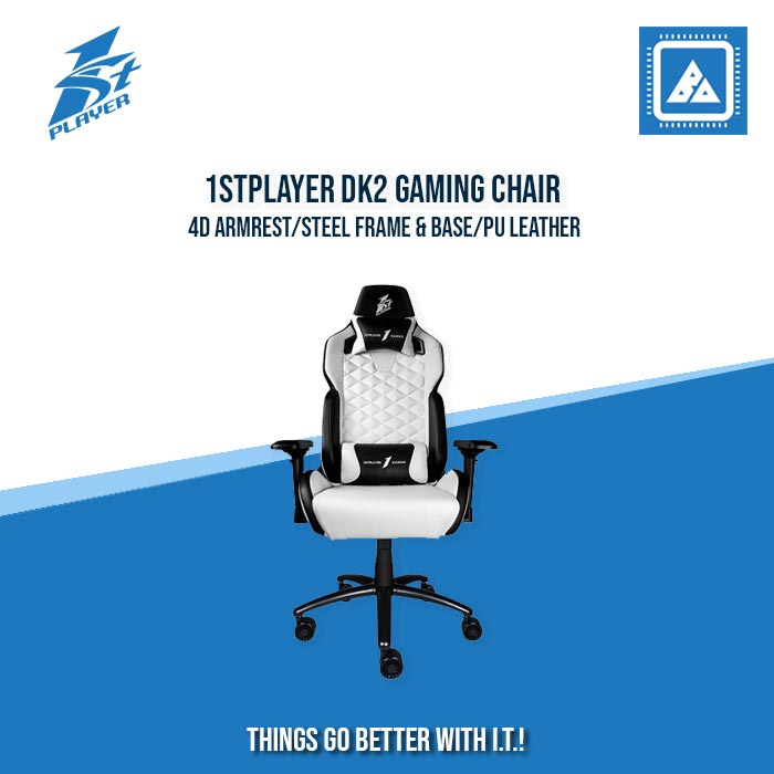 1STPLAYER DK2 GAMING CHAIR /4D ARMREST/STEEL FRAME & BASE/PU LEATHER 1STPLAYER DK2 GAMING CHAIR /4D ARMREST/STEEL FRAME & BASE/PU LEATHER